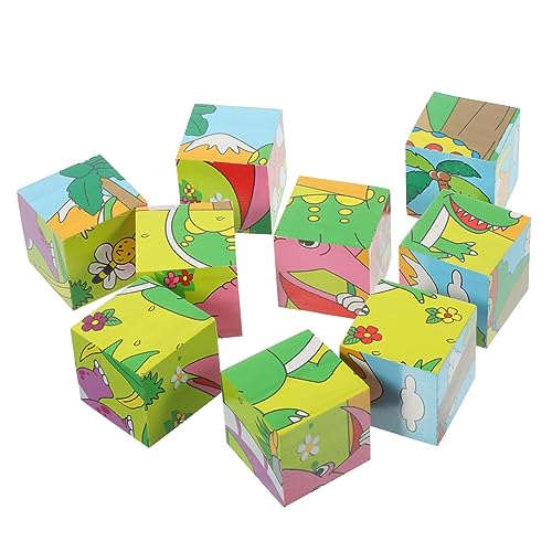 Abaodam 1 Satz Lernspielzeug für rätselbuch kinderpuzzle Verkehrs-Puzzle für Holzbausteine für Holzpuzzles für Puzzle- aus Holz hölzern von Abaodam