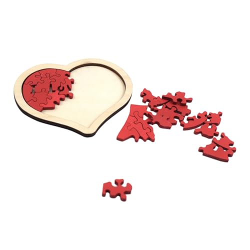 Abaodam 1 Satz Liebesrätsel Puzzle kinderpuzzle valentinsgeschenk valentinstagsgeschenke Pädagogisches Lernspielzeug für Lernspielzeug aus Holzpuzzle hölzern von Abaodam