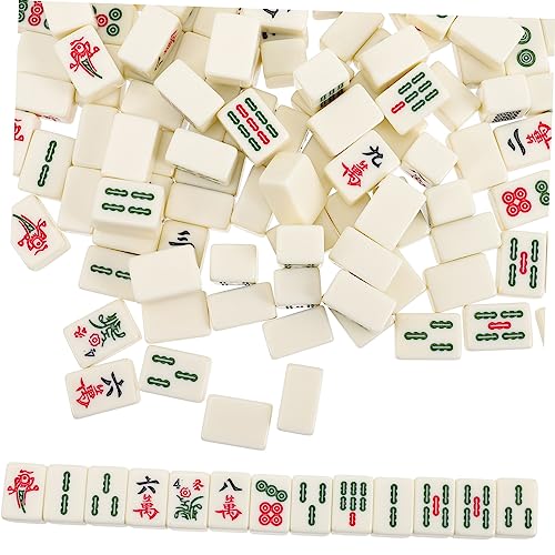 Abaodam 1 Satz Mahjong Automatischer Dominozug Mikrospielzeug Requisiten Für Reisetischspiele Mini-Spielzeug Tischreisespielzeug Tragbares Schachbrett Desktop-Spielzeug Acryl- von Abaodam