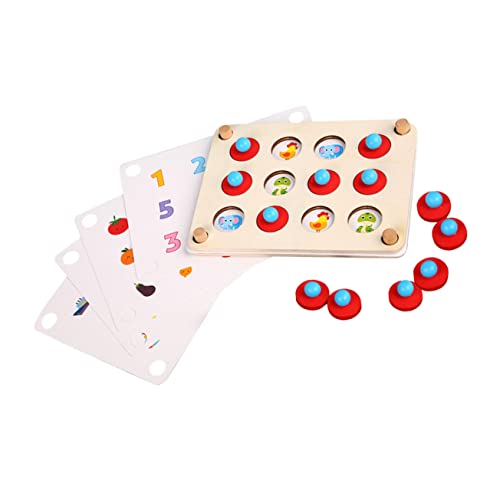 Abaodam 1 Satz Memory-Spiel Schach Holzspielzeug Puzzle kinderpuzzle laubsägen für Spiele für Toys Holz passendes Hände Gehirnspielzeug Pappelsperrholz von Abaodam