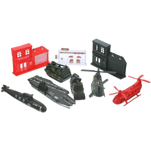 Abaodam 1 Satz Militärzubehör Kampffahrzeuge Mini-Battle-Car- für kinderspielzeug vorgeben Layout Modellautobausätze für Plastik von Abaodam