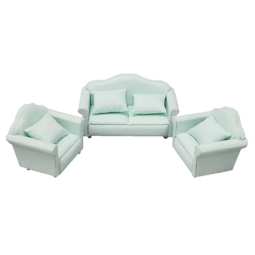 Abaodam 1 Satz Mini- Retro Auto Sitz Bausatz Karikatur Puppe Couch Sofa kindersofa Sofa Einfarbiges Stoffsofa Minisofa Zubehör für Kinderspielhäuser Hölzern von Abaodam