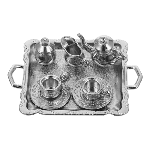 Abaodam 1 Satz Miniatur Tee Set Teiliges Set für Puppenhäuser Teegeschirr für Kreative Küchen Modelle und Miniatur Dekorationen Abaodam 1 Satz Miniatur Tee Set Teiliges Set für Puppenhäuser Teegeschirr für Kreative Küchen Modelle und Miniatur Dekorationen von Abaodam