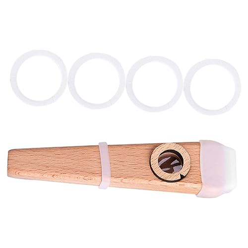 Abaodam 1 Satz Musikalische Kazoos musikspielzeug Musikalisches Spielzeug Musikperformance Kazoo Gitarren-Kazoo-Partner professionelle Kazoos Performance-Musikinstrument Holz von Abaodam