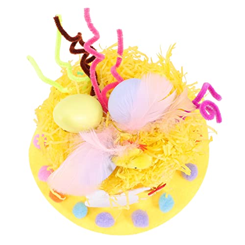 Abaodam 1 Satz Osterhasenmütze Geburtstagsmütze für Partyhüte für Erwachsene easter decoration Ostern Geschenkidee Kappenmaterial selber machen Hut selber machen für Vlies von Abaodam