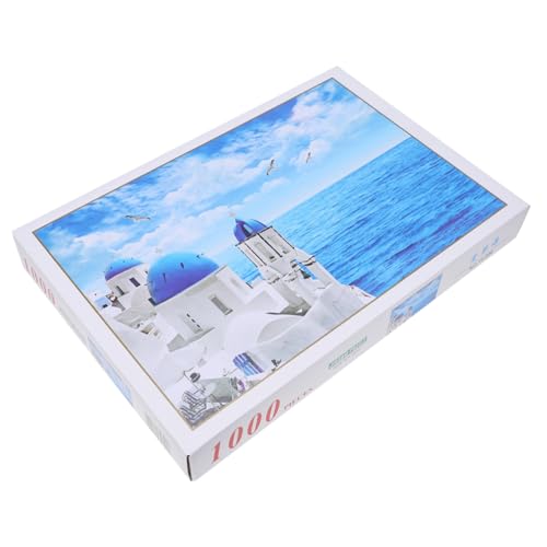 Abaodam 1 Satz Papierpuzzle-Landschaft Mini Wunderland-Puzzle Denksport-Rätsel zum Selbermachen Bausätze Kleinkind interaktives Interactive Toys buntes Puzzle Kinderpuzzle von Abaodam