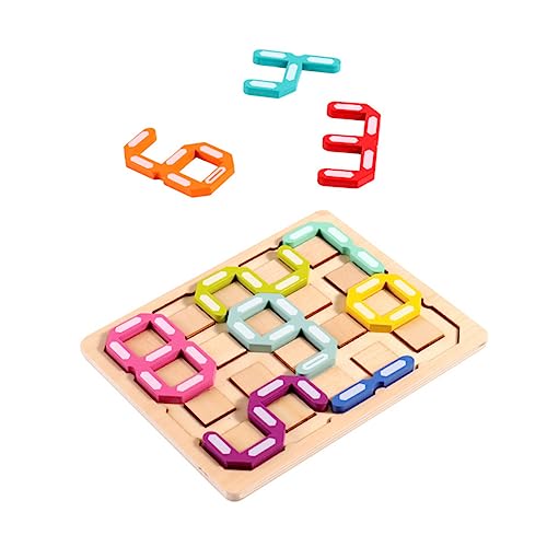 Abaodam 1 Satz Puzzle-Erleuchtungsspielzeug Accessoires Topper doppelt verstellbare Hupe gießen Behälter Puzzle kinderpuzzle Kinderspielzeug für die Früherziehung hölzern von Abaodam