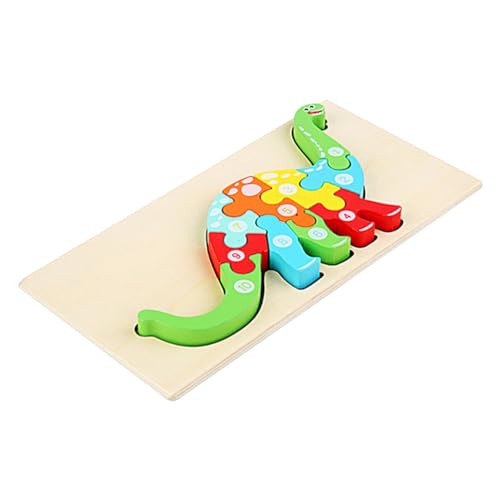 Abaodam 1 Satz Puzzle Für Kinder Spielzeug Puzzles Aus Holz Puzzlebrett Aus Holz Cartoon Holzpuzzles Bambus von Abaodam