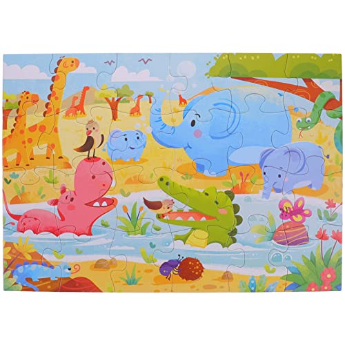 Abaodam 1 Satz Puzzle für kinderbeschäftigung Puzzle Kinderzimmer- Kinderarmbänder Tablett-Puzzle Kleinkindspielzeug Kinderrätsel im Alter von 3-5 Jahren Papier von Abaodam