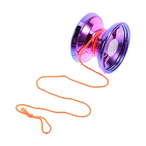 Abaodam 1 Satz Saite Jo-Jo Spielzeugauto spielmatte Spieler Yo-Yo-Lager Outdoor Mini-Yo-Yo Yoyo-Bälle für Anfänger Ballspielzeug Legierung Violett von Abaodam