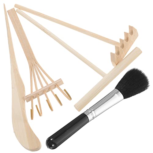 Abaodam 5 Teiliges Sandmalerei Set Sandtisch Rake Zubehör Für Dekorative Zen Gärten Enthält 13cm Pinsel Zahnrechen 5 Zinken Harke Und Mehr Kreatives Sandspielzeug Für Und von Abaodam