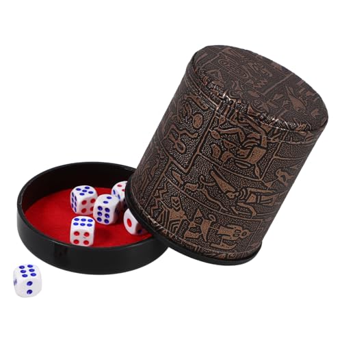 Abaodam 1 Satz Schallgedämpfter Würfelbecher Mini-Würfelbecher Becherhalter Handyhalterung Tassen für Tischspiel Zubehör Brettspiel Zubehör praktischer Würfelbecher Spielzubehör Abs Coffee von Abaodam