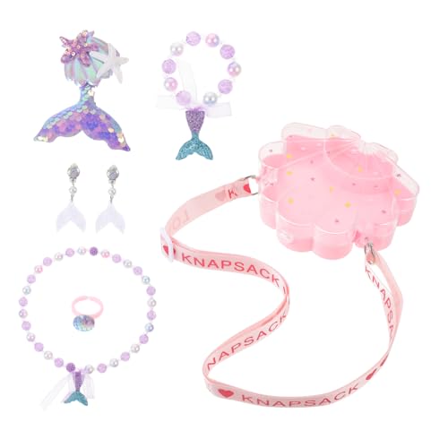 Abaodam 1 Satz Schmuck Für Kleine Mädchen Schmuckset Für Kinder Mädchen Schmuck Schmuckset Für Kleinkinder Kind Schmuck Schmuckgeschenk Für Kleine Mädchen Plastik von Abaodam