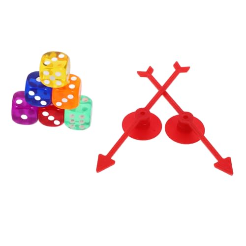 Abaodam 1 Satz Spielradzeiger Würfelturm Pokertisch Jetons Roulette-Trinkspiel Roulette-Chips Pop unterhaltungsspiele Brettspiel Zubehör Spielpfeile rotieren Spielpfeile aus Kunststoff von Abaodam