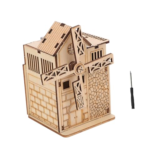 Abaodam 1 Satz Spieluhr aus Holz 3 d Puzzle 3 d-Puzzle schraubendreher playdoo Sets Kid Toys Rätsel Heimwerken Ball Geburtstagsgeschenke für Spielzeugbausatz aus Holz hölzern Brown von Abaodam