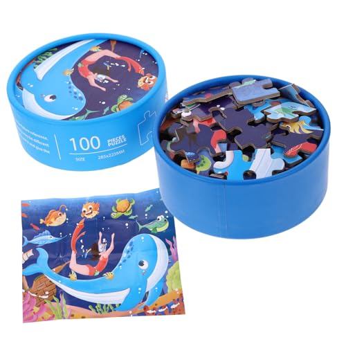 Abaodam 1 Satz Spielzeug für Kinderspiele Puzzle Vorschulrätsel Rätsel für Kleinkinder Kinderspielzeug Kinderrätsel aufbwahrungs-Box aufbewahrungskorb Kinder rätsel Katzenrätsel Papier von Abaodam