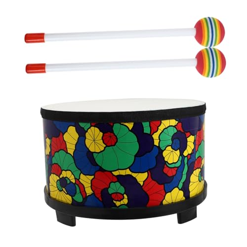 Abaodam 1 Satz Spielzeugtrommel Klaviatur Instrument Bausatz Schlagzeug Musical Floor Tom Drum Für Musik Pädagogisches Trommelspielzeug Schüttelrassel Colorful Hölzern von Abaodam