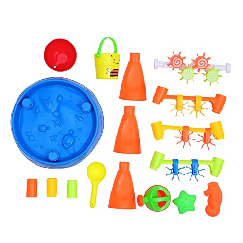 Abaodam 1 Satz Strandtisch Sandtisch Spielset Wasser Sandtisch Strandspielzeug Für Kinderspielzeug Plastik Colorful von Abaodam