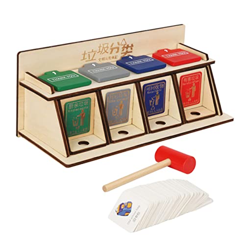 Abaodam Lernspielzeug Zum Müllsortieren Für Kinder 1 Set Lernspielzeug Für Kinder Mit Holzkonstruktion Abaodam Lernspielzeug Zum Müllsortieren Für Kinder 1 Set Lernspielzeug Für Kinder Mit Holzkonstruktion von Abaodam