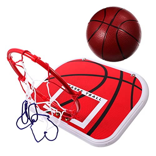 Abaodam 1 Satz hängender Basketballkorb Spielzeug für Jungen Kinderspielzeug Basketball Hoop Indoor Mini Basketball Hoop Basketballständer für Kinder Basketballfelge für Kinder Gummi von Abaodam