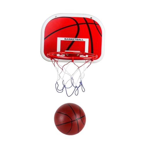 Abaodam Kinder Spielzeug Jungen Basketballkorb Set Wandmontierter Basketball Hoops Für Jungen Indoor Und Raumdekoration Ideal Für Spielzimmer Und Freizeitaktivitäten Kompakt Und Leicht Zu Montieren von Abaodam