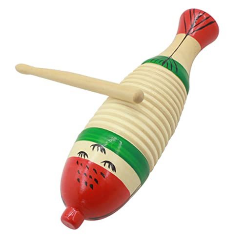 Abaodam 1 Satz pädagogisches Instrument für kinderinstrumente musikinstrumente Holzschlagzeug holztrommel Rhythmusinstrument Musikinstrument aus Holz Beige von Abaodam