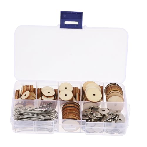 Abaodam 1 Schachtel Holz Puppengelenke Teilig mit Metallbolzen Leichtes Robustes DIY Zubehör für Basteln Sicher Abgerundete Kanten Inklusive Aufbewahrungsbox Vielseitig für Puppenbau und Abaodam 1 Schachtel Holz Puppengelenke Teilig mit Metallbolzen Leichtes Robustes DIY Zubehör für Basteln Sicher Abgerundete Kanten Inklusive Aufbewahrungsbox Vielseitig für Puppenbau und von Abaodam
