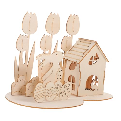 Abaodam 1 Set 3D-Puzzle, Kaninchen-Puzzles für Kaninchen, 3D-Puzzles für Häschen für Puzzles aus Holz von Abaodam