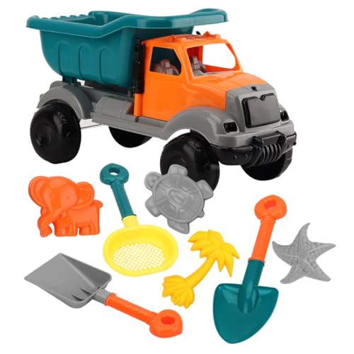 Abaodam 1 Set 8 Teiliges Strandspielzeug Auto Traktor Spielzeugautos Sandwerkzeuge Lernspielzeug Interessantes Sandspielzeug Tragbares Sandspielzeug Strand Sandspielzeug Für von Abaodam