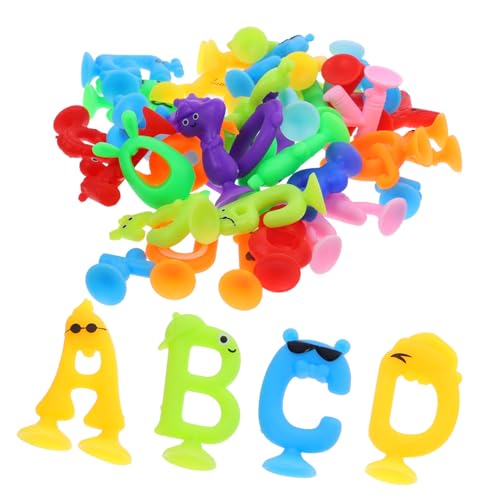 Abaodam 1 Set Alphabet-Saugnapf, Badewanne, pädagogisches Lernen, Spielzeug für TPR-Dusche, sensorisch für Vorschule, Kindergartenspaß Abaodam 1 Set Alphabet-Saugnapf, Badewanne, pädagogisches Lernen, Spielzeug für TPR-Dusche, sensorisch für Vorschule, Kindergartenspaß von Abaodam