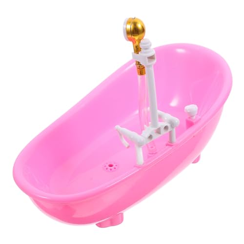 Abaodam 1 Set Badezimmer Spielzeug Mini Badewanne Puppenhaus Badewanne Miniatur Spielzeug Elektrische Badewanne Simulation Mini Badewanne Puppenzubehör Mini Badewanne von Abaodam