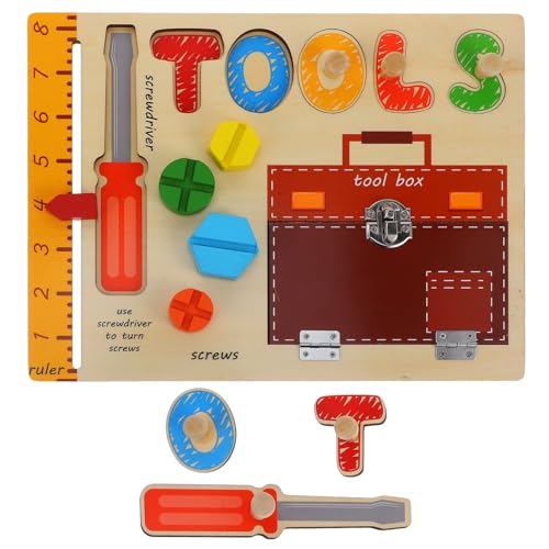 Abaodam 1 Set Beschäftigtes Brettspielzeug Kinderpuzzles Kleinkindpuzzles Kinderpuzzles Lernspielzeug Für Kleinkind Reisespielzeug Sensorbrett Interessantes von Abaodam