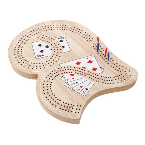 Abaodam 1 Set Cribbage Schachbrett Klassische Brettspiele Brettspiele Für Den Familienabend Cribbage Boards Einzigartiges Cribbage Board Zubehör Lustige Spiele Reise Cribbage Board von Abaodam