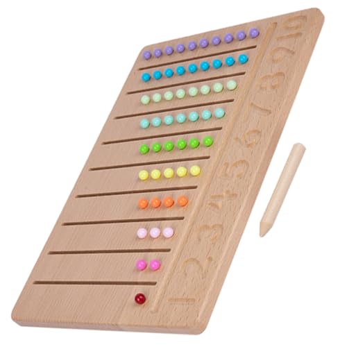 Abaodam 1 Set Digitale Tracking Board Für Für Babys Sport Feine Motor Fähigkeiten Mit Perlen Lernen Holz von Abaodam