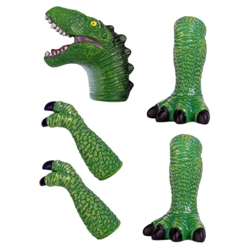 Abaodam 1 Set Dinosaurier Handpuppen Spielzeugpuppen Die Marionetten Tiere Handfingerpuppe Eltern Kind Spielspielzeug Fingerspielzeug Für Kleinkinder Fingerpuppenspielzeug von Abaodam