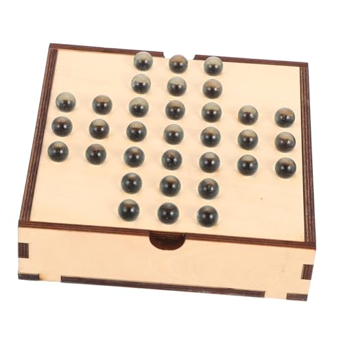 Abaodam 1 Set Einzelnes Edles Schachspielzeug Für Dame Brettspiel Dame Trainingsrequisiten Tragbares Dame Tragbares Schachbrettspielzeug Für Interaktive Dame Brettspiele Aus Holz von Abaodam