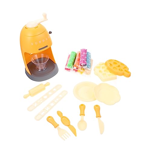 Abaodam 1 Set Eismaschine Kinderspielzeug Eismaschine Maschine Eismaschine Rollenspiel Simulation Interaktives Kinderspielzeug DIY Spielhaus Orange Pp von Abaodam