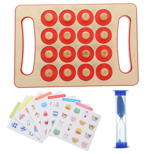 Abaodam 1 Set Früherziehung Gedächtnisspielzeug Lustiger Block Gehirnspielzeug Entwicklungsspielzeug Kinder Lernspielzeug Schachspiel Blockbrettspielzeug Für Kinder Puzzle von Abaodam