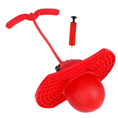 Abaodam 1 Set Gymnastikball Jump Sport Zubehör Sport Für Outdoor Rot Springball Mit Griff von Abaodam