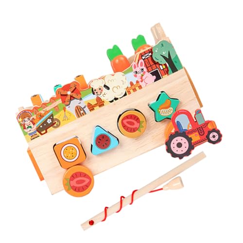 Abaodam 1 Set Holzblock Kinderspielzeug Kleinkind Puzzle Kinderspielzeug Puzzle Kinder Puzzles Geometrie Form Sortierblöcke Spielzeug Holzspielzeug Kinderblöcke Lernspielzeug Interaktives von Abaodam