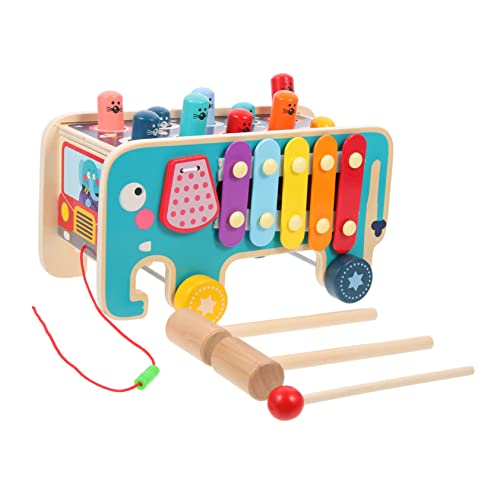 Abaodam 1 Set Holzhammer Schlagspielzeug Xylophon Für Pädagogisches Handkoordinationsspielzeug Zur Von Motorik Und Kreativität Ideal Für Kleinkinder Und Vorschulkinder von Abaodam