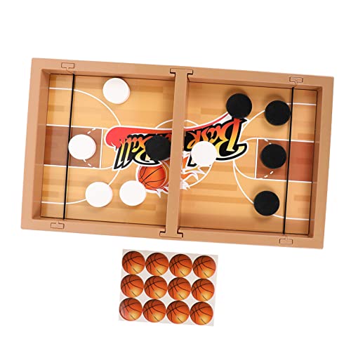 Abaodam 1 Set Hüpfendes Schach Familie Brettspiele Basketball Spielzeug Desktop Eishockeyspiel Schachspielzeug Hockey Tischspiel Fußball Spielzeug Tisch Desktop von Abaodam