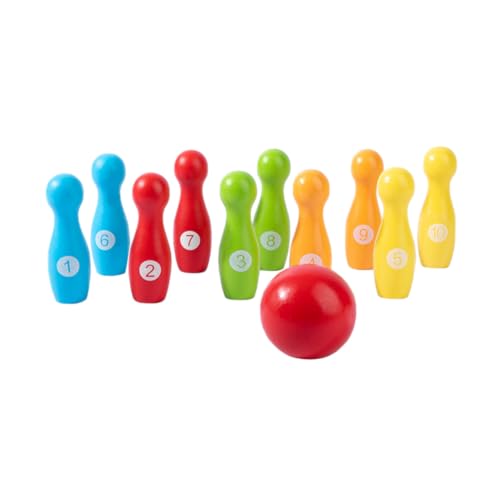 Abaodam 1 Set Indoor Kinder Bowling Spielzeug Elternkind Sport Spielzeug Bowlingspiel Spielzeug von Abaodam