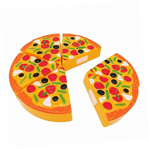 Abaodam 1 Set Kinder Pizza Schneidspielzeug Simulation Pizzaspielzeug Kinder Küche Pizza Schneidspielzeug von Abaodam