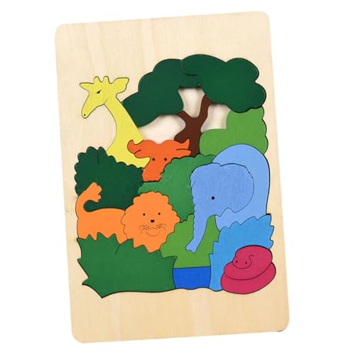 Abaodam 1 Set Kleinkind Holz Puzzle Holz Lernen Puzzle Lustige Passenden von Abaodam