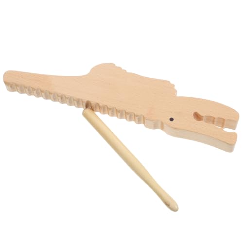 Abaodam 1 Set Krokodil Schlaginstrument Alligator Musikspielzeug Guiro Percussion Instrument Ausbildung Musikalisches Guiro Spielzeug Guiro Instrument Musikinstrumente von Abaodam