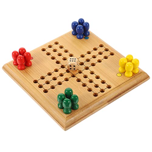 Abaodam 1 Set Mini Ludo Klassisches Spielzeug Siegerbrett Schachspiele Lernspielzeug Für Kinder Push Schachspiel Interessantes Schachspielzeug Fliegendes Schach Für Kinder von Abaodam