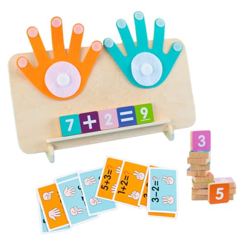 Abaodam 1 Set Montessori Digitale Lehre Für Mathematik Erkenntnis Mathematik Zählen Mathematik Bord Mathematik Lernen Spiel Filz von Abaodam