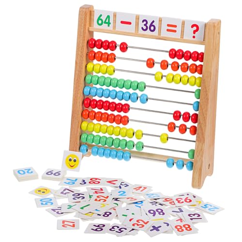 Abaodam 1 Set Perlen Arithmetik Unterricht Kinderspielzeug Kinder Mathematik Manipulativ Mathematik Zählspielzeug Mathematik Lernspielzeug Kinder Arithmetik Abakus Kinder Abakus von Abaodam