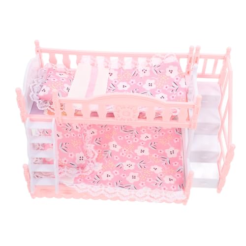 Abaodam 1 Set Puppenhaus Etagenbett Dekorative Kissen Mini Möbelkissen Dekoratives Spielzeug Mini Ornamente Bettdecken Dekokissen Puppenhäuser Miniaturmöbel Mini Bett Modell von Abaodam